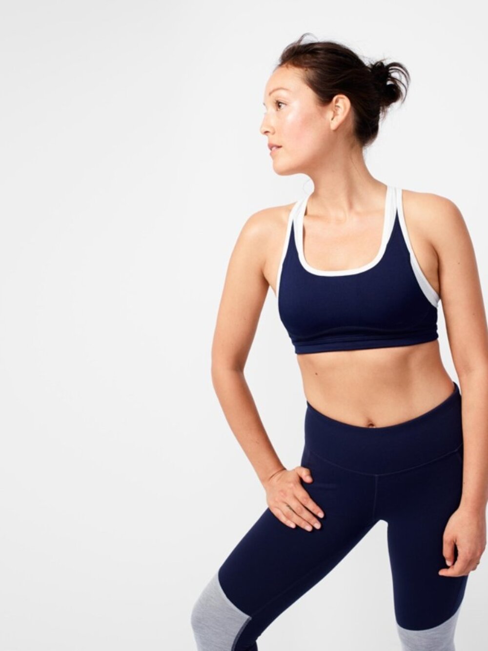 New Balance for J.Crew colourblock leggings - medium